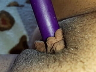My pussy is dripping and my swollen clit is shaking from an intense orgasm from the vibrator