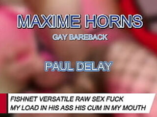 Fishnets, bondage, raw sex, cum in every hole.This new switch scene with PaulDelayX is wild, dirty and passionate W ...