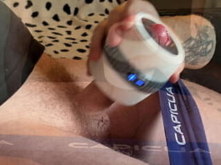 Massage Gun Edging Turned Cum Load Explosion [4K]