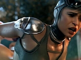 catwoman getting fucked anally by futas