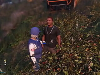 Ducks doin quack gives evil jay a hand Job at a gta 5 giveaway