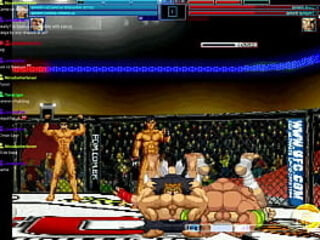 M.U.G.E.Nr-18 LIVE - Bara Heihachi Mishima &amp_ Bara Craig Marduk VS Bara Ryu &amp_ Bara Sagat