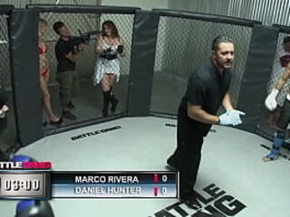 Losing the fight means he must pound and give the BBW Lexi Summers a facial