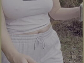 Wifey impresses in public braless flashing