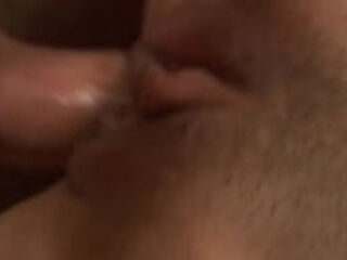 An adorable brunette teen with pigtails gets her pussy eaten by her big cock boyfriend