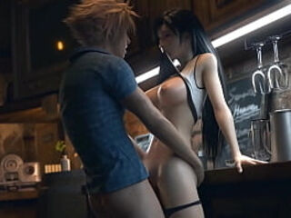 Tifa Lockhart And Cloud Strife - Seventh Heaven 4K