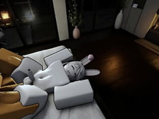 Roblox Bunny Femboy Rides My Cock