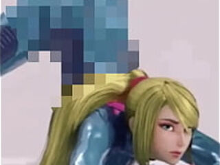 Samus Aran moving her butt