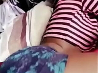 Ebony girl twerking in bed