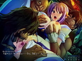 狙われた女神天使エンゼルティアー 075 静海涼音 浮浪者の前で強制自慰