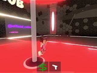MY HARD DAY AT THE STRIP CLUB - ROBLOX STRIP CULB