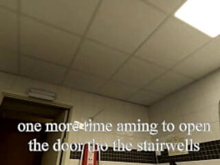 Nude walk in Public basement