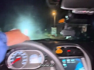 Sexy latina girl asks me to stop the car for some quick passionate banging in the cabin