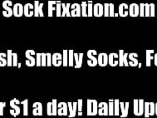 Smell my perfect white socks