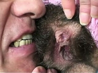 Filthy old man fucks a hairy teen