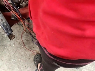 Blonde Teen Amateur With Big Ass Gets Fucked In The Garage