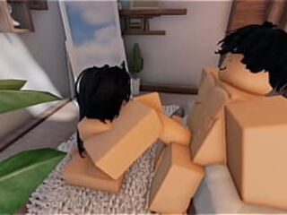 Lambendo e Masturbando o Pau - Roblox Anima&ccedil_&atilde_o