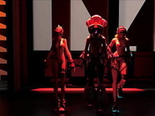 dance huntrix, juno, kiriko and freja overwatch