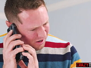 Stuck your dick inside me doctor and fuck me hard in front of my boyfriend