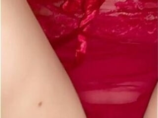 Fucking a vietnamese girl in a red outfit.