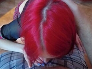 Valera 21 YR old Redhead Babe Gives POV Blowjob &amp_ Swallows
