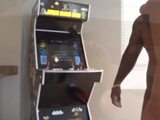 Having private fuck in arcade room with bbc is pure taboo satisfaction