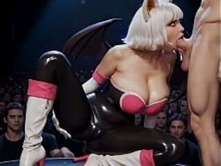 Rouge The Bat'_s best show (AI-generated) (No live-action) (NSFW)