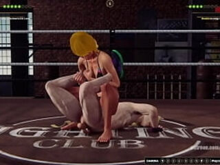 Joe Curr VS Lycy (Naked Fighter 3D)