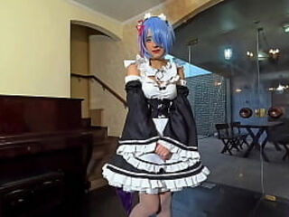 ZNE COSPLAY - REM from RE:ZERO ft. Waifus Juice &amp_ Qrozne [FREE SCENE]