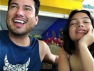 Post Party Conversation with Petite brunette Babe Leads to Hardcore