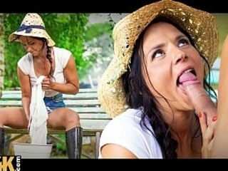 MATURE4K. Public sex in the Czech village