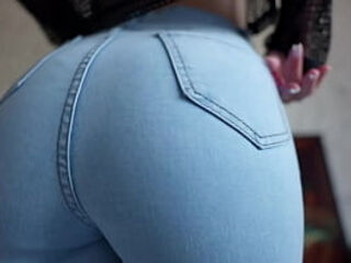 Jeans Face Sitting POV! Perfect Ass