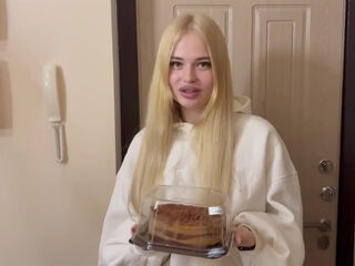 Slim Busty Blonde Accidentally Came In Her Neighbor's Flat & Saw Him Naked. Look What Happened Next