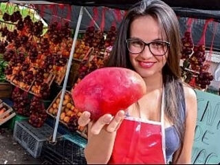 Big Natural Tits Latina Picked Up and Fucked Hard in Missionary Pussy