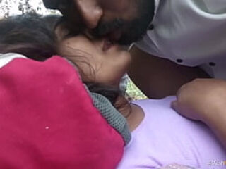 Indian Couple Outdoor Blowjob and Sex With Cum On Face