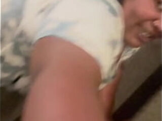 Sexy BBW Remi getting nutted on in the stairwell