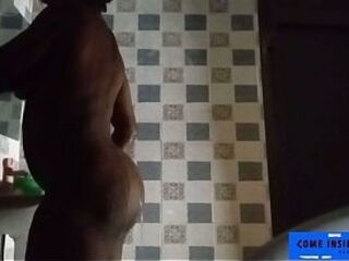 I gave my step sister doggy in shower