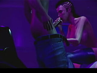 Skinny cyberpunk slut pleases an unversed young client [Trailer]