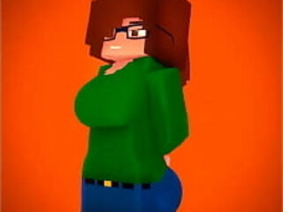 minecraft girls jumping