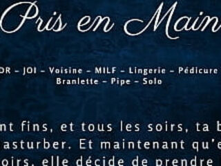 Pris en Main par la Voisine - French milf neighbour audio porn