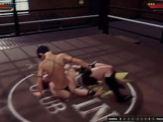 Xiao Lin VS Jerle (Naked Fighter 3D)