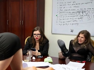 Lesbian foot fetish with blonde trisha uptown and marie luv