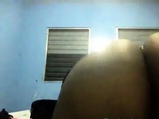 Granny Shows Off Her Big Ass on Webcam