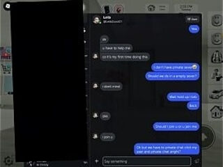 Girl wanna to get fuck from bacon in Roblox Brookhaven :D