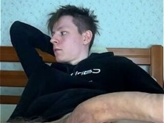 Young Student Home Alone With A Monster Boner And Lots Of Sperm