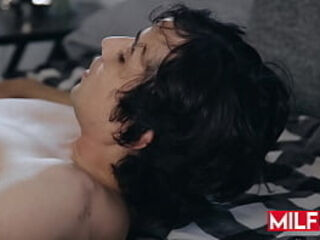 Sexy and horny mature busty slut craving fresh dick and seduces boy for his huge cock - Syren De Mer, Ricky Spanish