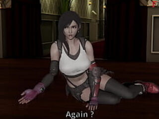 Tifa Lockhart blowjob surprise | 1 | Fking3-D Chapter 5 | Full 1hr movie on Sheer &amp_ PTRN: Fantasyking3