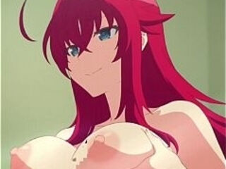 Rias Gremory Boobjob Hentai