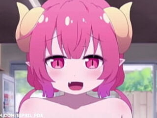 Cutie Ilulu ride a Dick So Smooth Maid Dragon Hentai Anime 4K