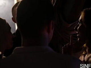 Couple gets Interrupted on their Date Night by Next Door Neighbors at SinfulXXX